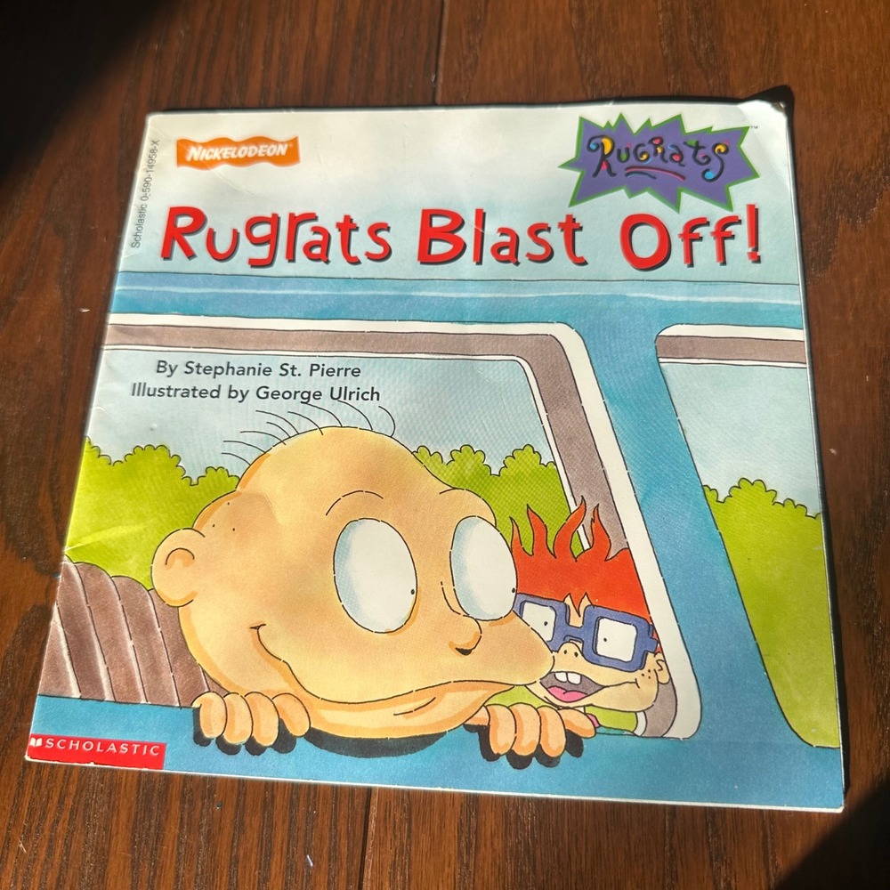 Rugrats Blast Off! Scholastic 1997 Paperback Book Nickelodeon 90s Vintage‎ Kids